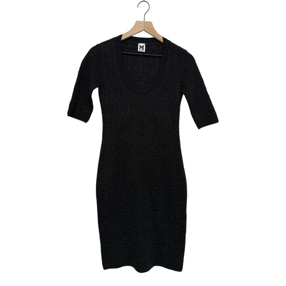 Missoni Black Knit Sheath Dress Size M Sleeveless Midi Bodycon Made in Italy Missoni Black Knit Sheath Dress Size M Sleeveless Midi Bodycon Made in Italy